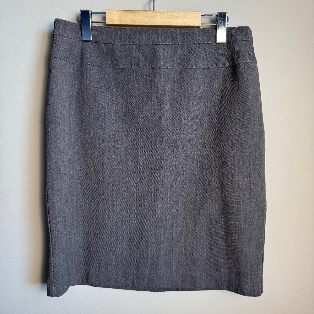 JACOB Women's 8 Pull-On Pencil Skirt‎ Gray Professional Office Feminine